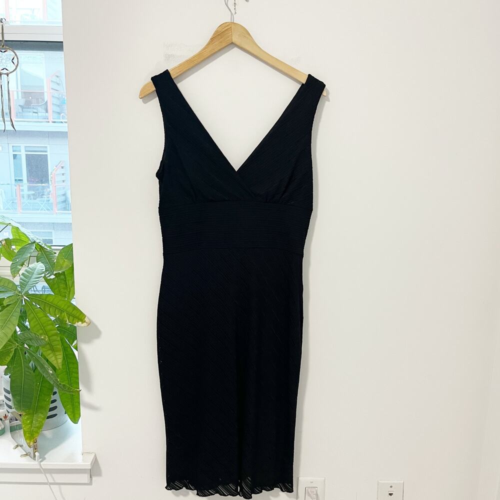 White House Black Market Faux Wrap Dress Size Medium